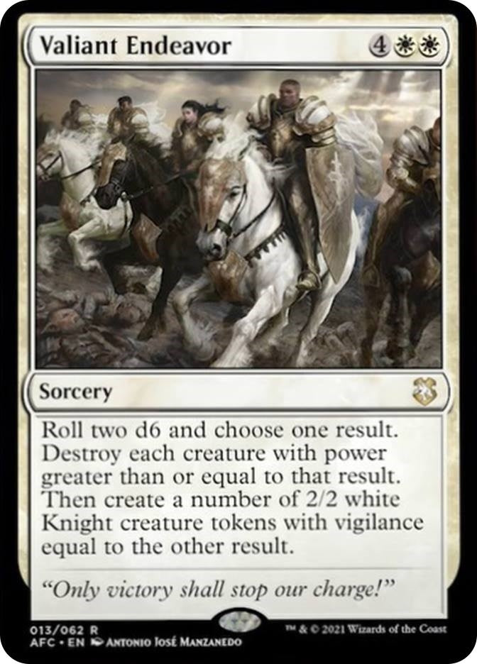 Image for Valiant Endeavor (13) - Magic: The Gathering