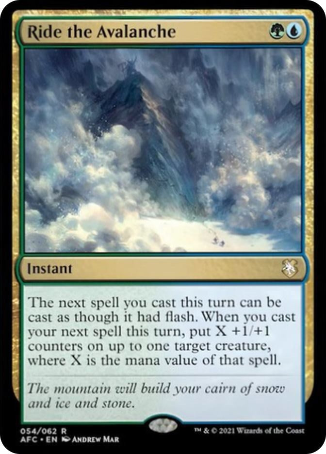 Image for Ride the Avalanche (54) - Magic: The Gathering