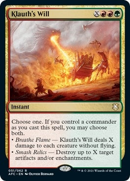 Image for Klauth's Will (51) - Magic: The Gathering