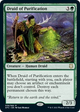 Image for Druid of Purification (39) - Magic: The Gathering