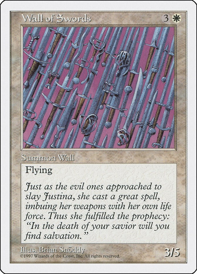 Image for Wall of Swords - Magic: The Gathering