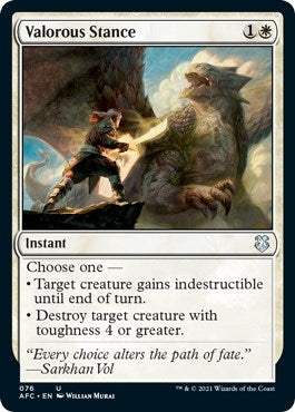 Image for Valorous Stance (76) - Magic: The Gathering