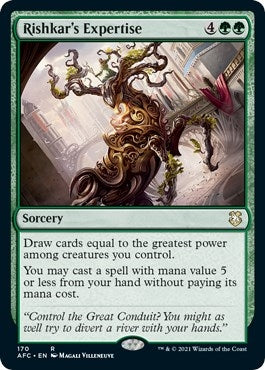 Image for Rishkar's Expertise (170) - Magic: The Gathering