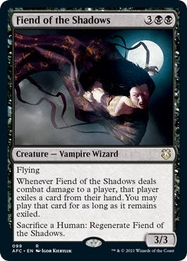 Image for Fiend of the Shadows (99) - Magic: The Gathering