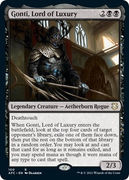 Image for Gonti, Lord of Luxury (100) - Magic: The Gathering