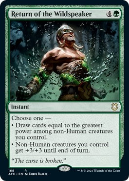 Image for Return of the Wildspeaker (168) - Magic: The Gathering