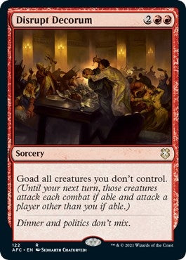 Image for Disrupt Decorum (122) - Magic: The Gathering