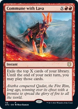 Image for Commune with Lava (118) - Magic: The Gathering