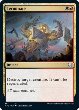 Image for Terminate (193) - Magic: The Gathering