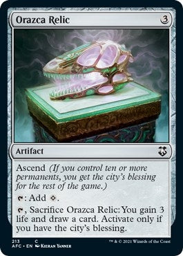 Image for Orazca Relic (213) - Magic: The Gathering