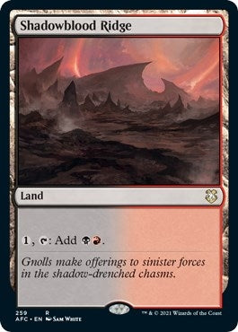 Image for Shadowblood Ridge (259) - Magic: The Gathering