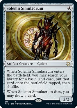 Image for Solemn Simulacrum (216) - Magic: The Gathering