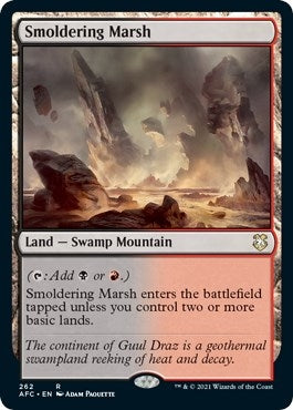 Image for Smoldering Marsh (262) - Magic: The Gathering