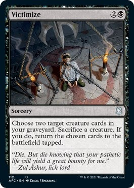 Image for Victimize (112) - Magic: The Gathering
