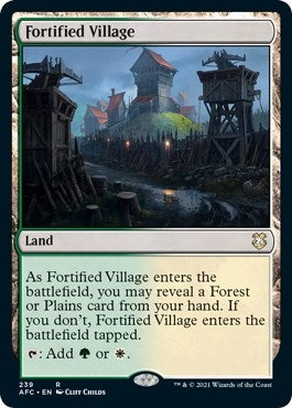 Image for Fortified Village (239) - Magic: The Gathering