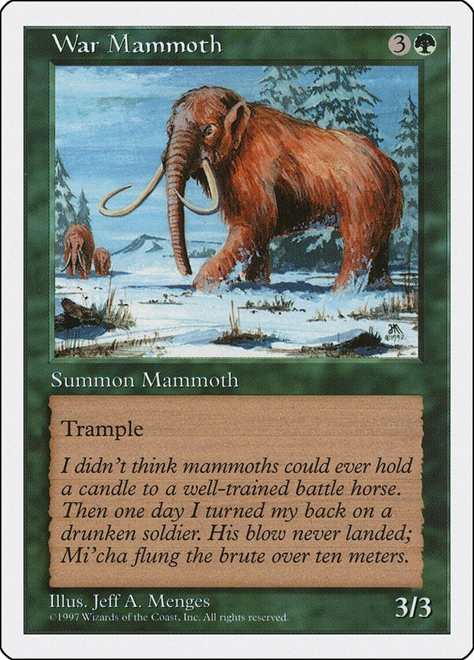 Image for War Mammoth - Magic: The Gathering