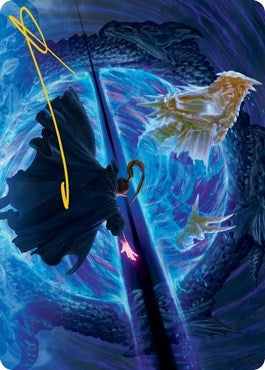 Image for Bar the Gate Art Card (Gold-Stamped Signature) (45) - Magic: The Gathering