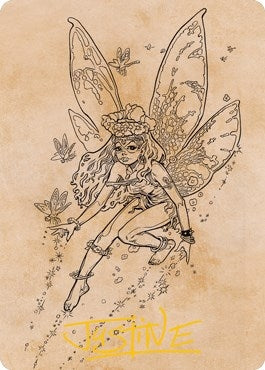 Image for Pixie Guide (Showcase) Art Card (Gold-Stamped Signature) (78) (ASAFR) - Magic: The Gathering