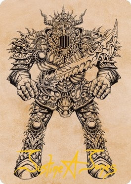 Image for Iron Golem (Showcase) Art Card (Gold-Stamped Signature) (80) - Magic: The Gathering