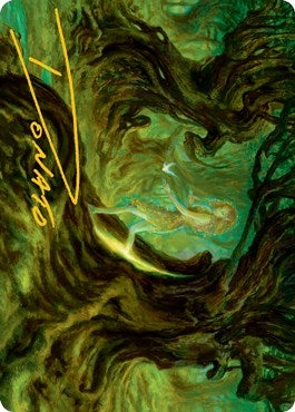 Image for Neverwinter Dryad Art Card (Gold-Stamped Signature) (69) (ASAFR) - Magic: The Gathering