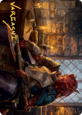 Image for Jaded Sell-Sword Art Card (Gold-Stamped Signature) (47) (ASAFR) - Magic: The Gathering