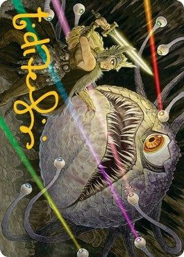 Image for Hive of the Eye Tyrant Art Card (Gold-Stamped Signature) (53) (ASAFR) - Magic: The Gathering