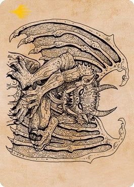 Image for Cloister Gargoyle (Showcase) Art Card (Gold-Stamped) (65) - Magic: The Gathering