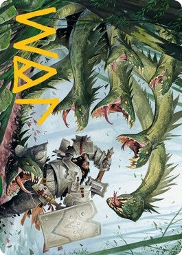 Image for Lair of the Hydra Art Card (Gold-Stamped Signature) (67) - Magic: The Gathering