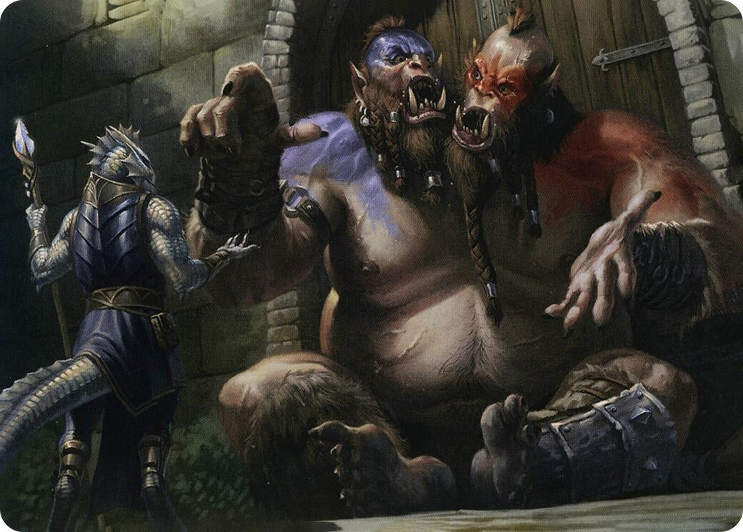 Image for Ettin Art Card (13) (ASAFR) - Magic: The Gathering