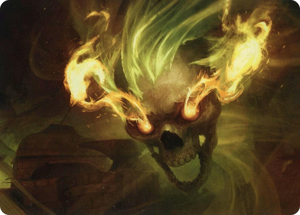 Image for Flameskull Art Card (14) - Magic: The Gathering