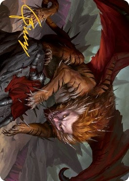 Image for Manticore Art Card (Gold-Stamped Signature) (6) - Magic: The Gathering