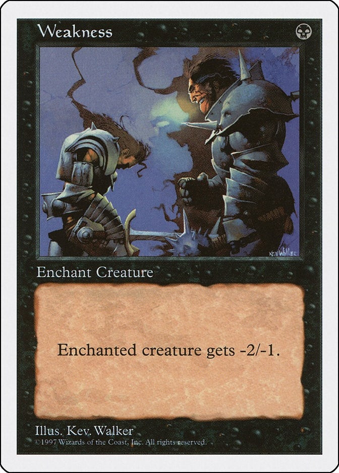 Image for Weakness - Magic: The Gathering