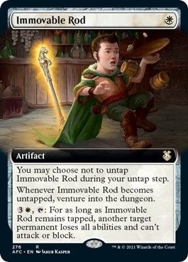 Image for Immovable Rod (Extended Art) (276) - Magic: The Gathering