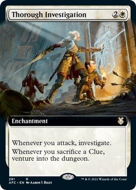 Image for Thorough Investigation (Extended Art) (281) - Magic: The Gathering
