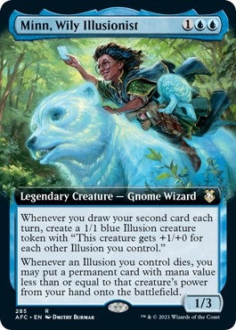 Image for Minn, Wily Illusionist (Extended Art) (285) - Magic: The Gathering