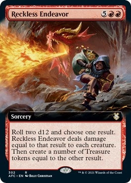 Image for Reckless Endeavor (Extended Art) (302) - Magic: The Gathering