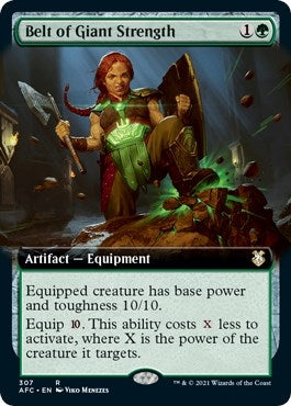 Image for Belt of Giant Strength (Extended Art) (307) - Magic: The Gathering