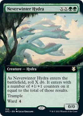 Image for Neverwinter Hydra (Extended Art) (310) - Magic: The Gathering