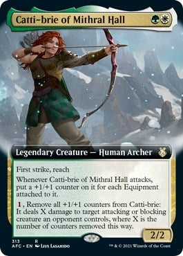 Image for Catti-brie of Mithral Hall (Extended Art) (313) - Magic: The Gathering