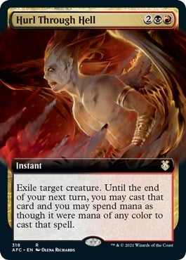 Image for Hurl Through Hell (Extended Art) (318) - Magic: The Gathering