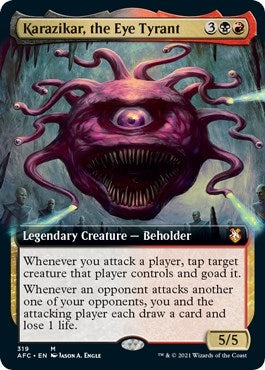 Image for Karazikar, the Eye Tyrant (Extended Art) (319) - Magic: The Gathering