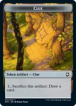 Image for Clue // Treasure Double-Sided Token (10 // 15) - Magic: The Gathering