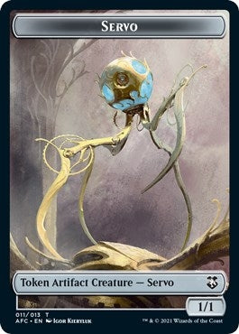 Image for Servo // Treasure Double-Sided Token (11 // 15) - Magic: The Gathering