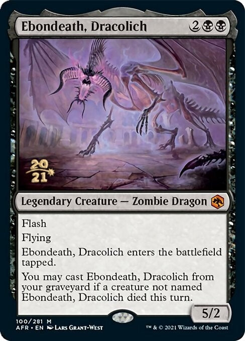 Image for Ebondeath, Dracolich (100) - Magic: The Gathering