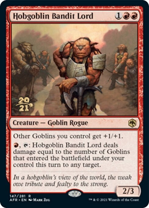 Image for Hobgoblin Bandit Lord (147) - Magic: The Gathering