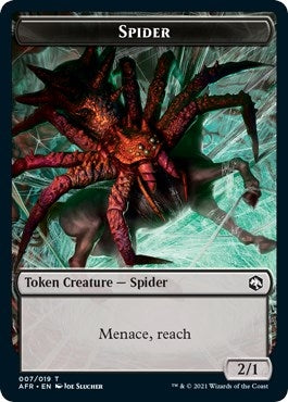 Image for Spider // Zombie Double-Sided Token (7 // 9) - Magic: The Gathering