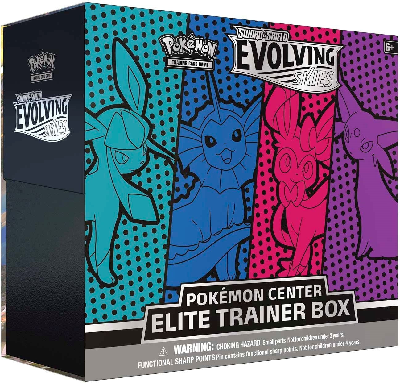 Image for Evolving Skies Pokemon Center Elite Trainer Box [Glaceon/Vaporeon/Sylveon/Espeon] (Exclusive) - Pokemon