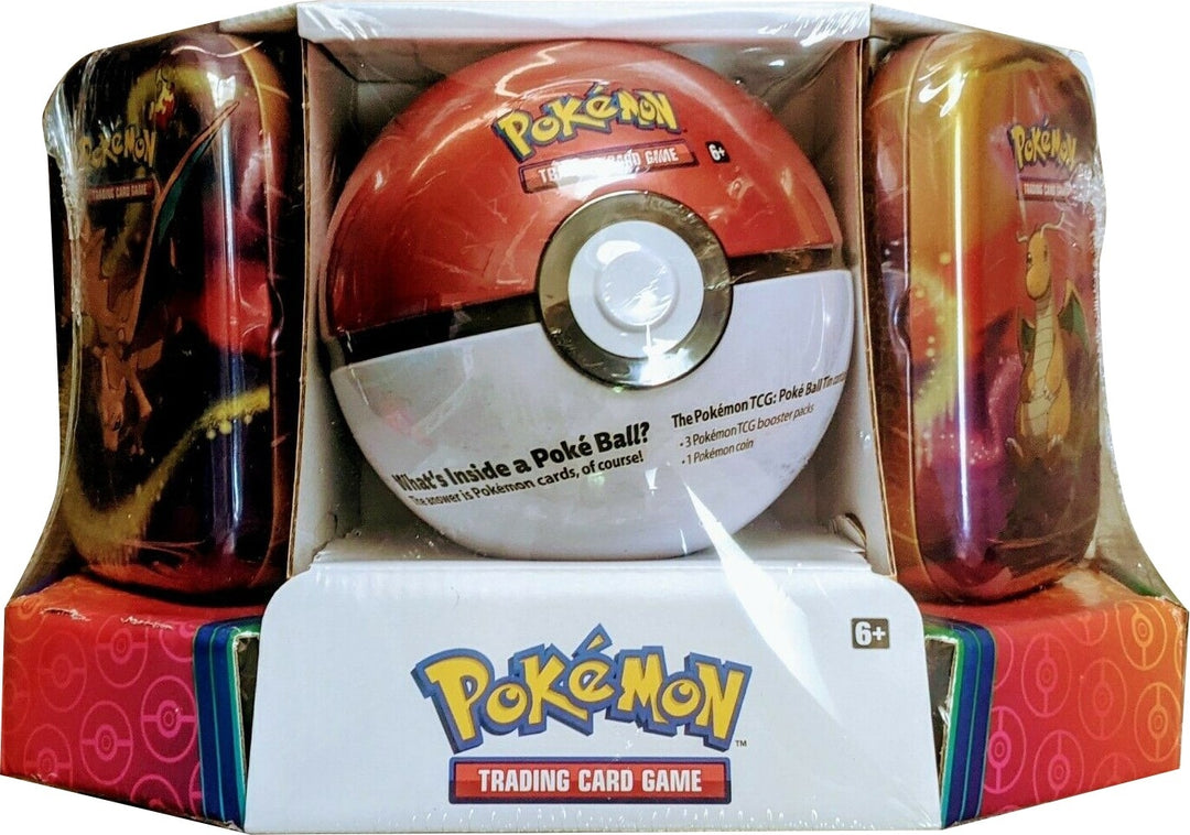 Image for Pokemon - Poke Ball Tin + 2 Kanto Power Mini Tins - Poke Ball - Pokemon