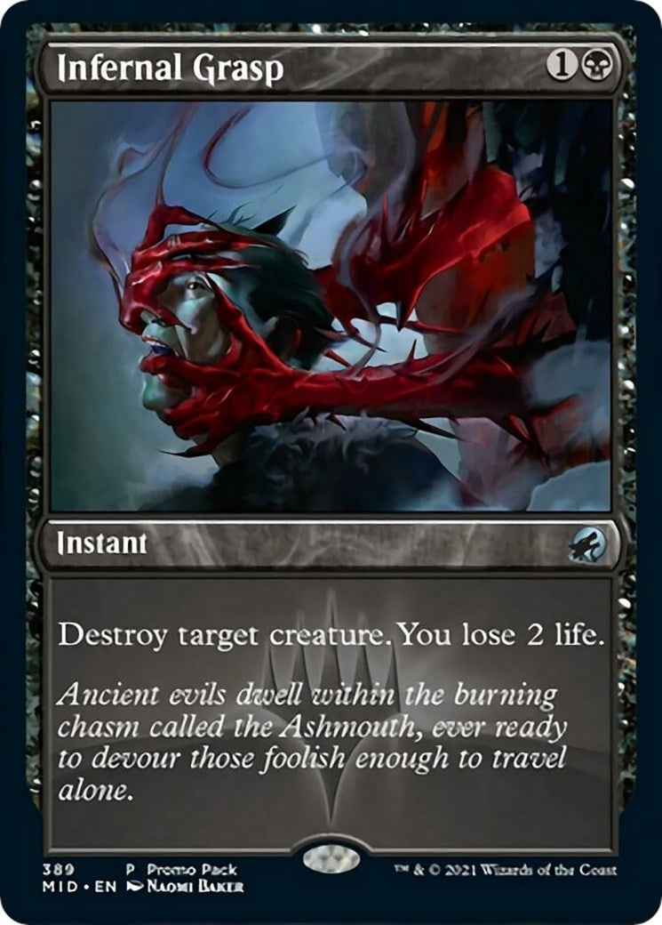 Image for Infernal Grasp (389) - Magic: The Gathering