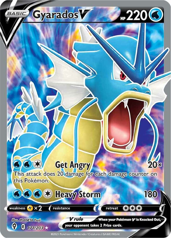 Image for Gyarados V (Full Art) (171/203) (SWSH07) - Pokemon